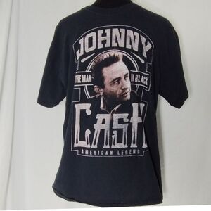 Johnny Cash the Man in Black American Legend‎ Graphic T-Shirt Country Music Fan